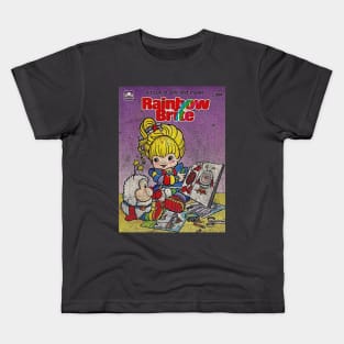 80s Rainbow Brite Study Distressed Kids T-Shirt